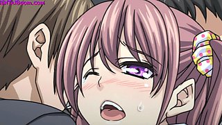 Hentai Schoolgirl Gangbang on Train