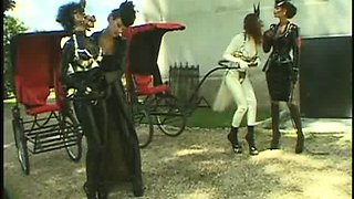 Amateur college lesbians lick pussy in reality groupsex
