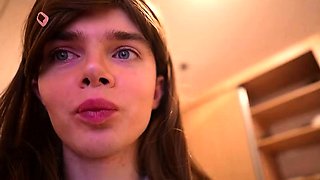 Curly Blonde Teen Records Solo Dildo Masturbation More at