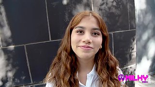 Marina Gold - beautiful Peruvian babe fucked in public
