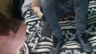 Girl with Montano Dress with the Mattress on the Floor