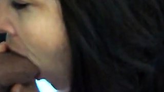 Mature French Lady Gives Amateur Blowjob