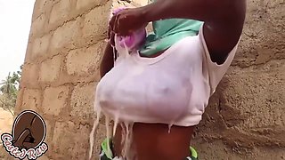 Horny, African Guy Is Fucking His Neighbors Insatiable