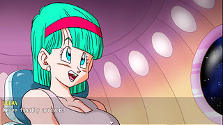 Bulma Adventure 3 - Dragon Ball Bulma Calming the Urge to Fuck with Krillin