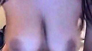 Lebanese Girl Reveals Perfect Breasts on Webcam