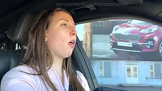Teen Hottie Tickled in Car - Nose Play & Endless Pleasure