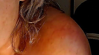 1321 Sending off a Soaked Cotton Granny Panty