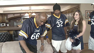 Cheerleader Takes Anal BBC Gangbang DP - Extreme Interracial Double Penetration