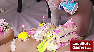 Happy Birthday Is Sung, And The Strip Torange Game Begins