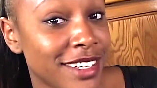 Black Slut Screams on Black Monster Cock