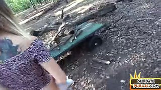 Public skinny amateur fucked outdoor in car by sex date