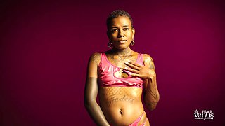 Ebony Stunners Sultry Mind Game Striptease Peels Off Every Single Layer in Private Solo Tease,