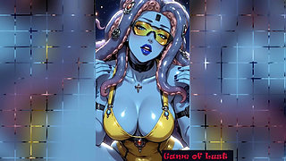 Gol Busty Alien Fantasy Animation