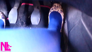 Driving Fast in Flowered Ballet Flats