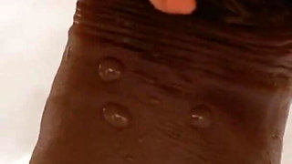 What Do Teenagers Usually Do in the Bathroom? Stretching My Tight Pussy with a Big Cock