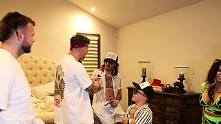 BONNIE BLUE & DWARF GANG BANG @ PILLOW TALK COACHELLA