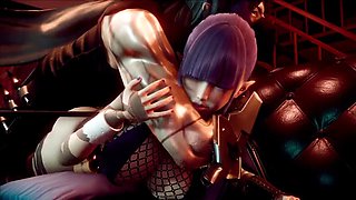 Ninfapzu the miss Ren Kinome riding a huge monster cock in her tight pussy final technique secret jutsu buttocks dripping cun