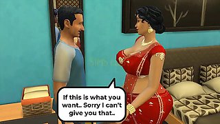 Vol 1 Part 3 - Desi Saree Aunty Lakshmi was seduced by her sisters horny husband - Wicked Whims