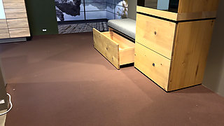 I Found a Perfect Cock in the Furniture Store - Risky Handjob and Doggy