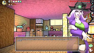 Hentai anime, same bed, witches