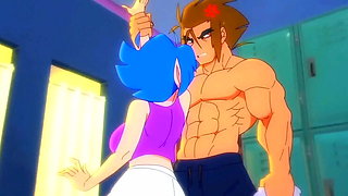 Emi Gets Rough Gym Sex with Jaco - Big Tits & Ass Hentai