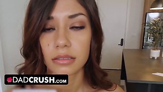 Dirty Old Stepdad Makes His Stepdaughter Work Her Teen Pussy off to Let Her Take the Car - TeamSkeet