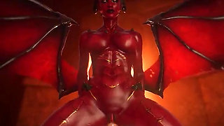 Oc Succubus in an Orgasmic Cowgirl