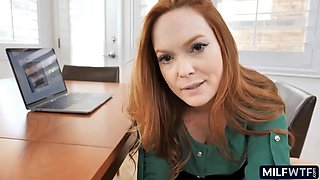 Pervy red haired cougar
