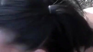 Young hillbilly slut with big boobs takes it up her bum