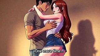 Stepbrother stepsister's dirty chat and seduce for fucking