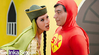 Marina Gold Takes Big Colombian Ass Fuck in Hardcore 4K Threesome