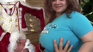 Bad Santa And Chubby Slut Francesca