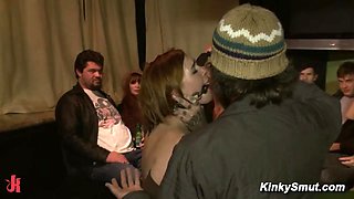 Bound and Screwed in Public Bar