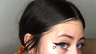 I Give Him an Amazing Blowjob Until He Cums on My Tits - Amateur Blowjob and Cumshot