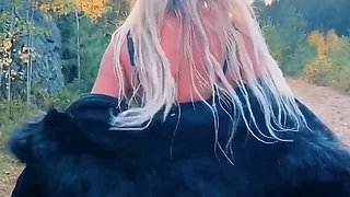 Big titty babe Layla Rose solo dildo masturbation
