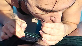 An Ordinary Summer Day by the Pool with My Boyfriend