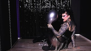 Hot babe Sophie Paris having horny solo toy masturbation