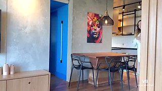 Step Son's Friend Caught Sniffing My Panties - I Let Him Fuck My Big Latina Booty