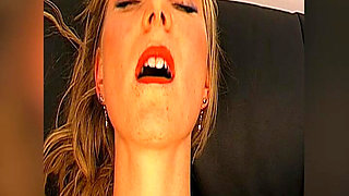 Annabel Masturbates Hard and Gets a Massive Facial Cumshot