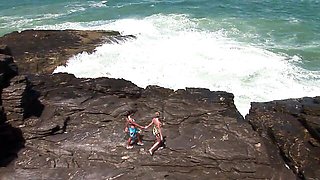 Sexy Tarra and Aneta's pantyhose scene