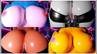 Fnaf Screamers Slomo Compilation Five Nights In Anime 3d 2