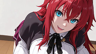 Issei Skips Class with Rias Gremory to Fuck in a Empty Classroom! High College Dxd Hentai Uncensored POV