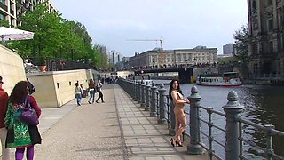 Close up teen foot worship