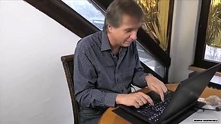 Skinny Blonde German Babe Kitty Blair Sucks and Fucks on First Date - Cum in Mouth