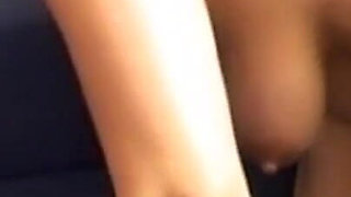 Masked Mature MILF Takes Hard Doggy Pounding on Couch