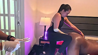 Asian Femdom Anal Fisting and Pegging