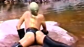 slut his tall blonde fetish flashing ass on live webcam