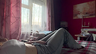 Naughty Girl Gets Bored and Starts Masturbating