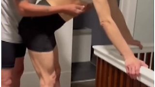 Sexy Milf Upskirt White Panties