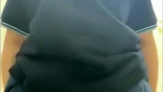 Saleswoman In A Mobile Phone Store Jerks Off Her Pussy